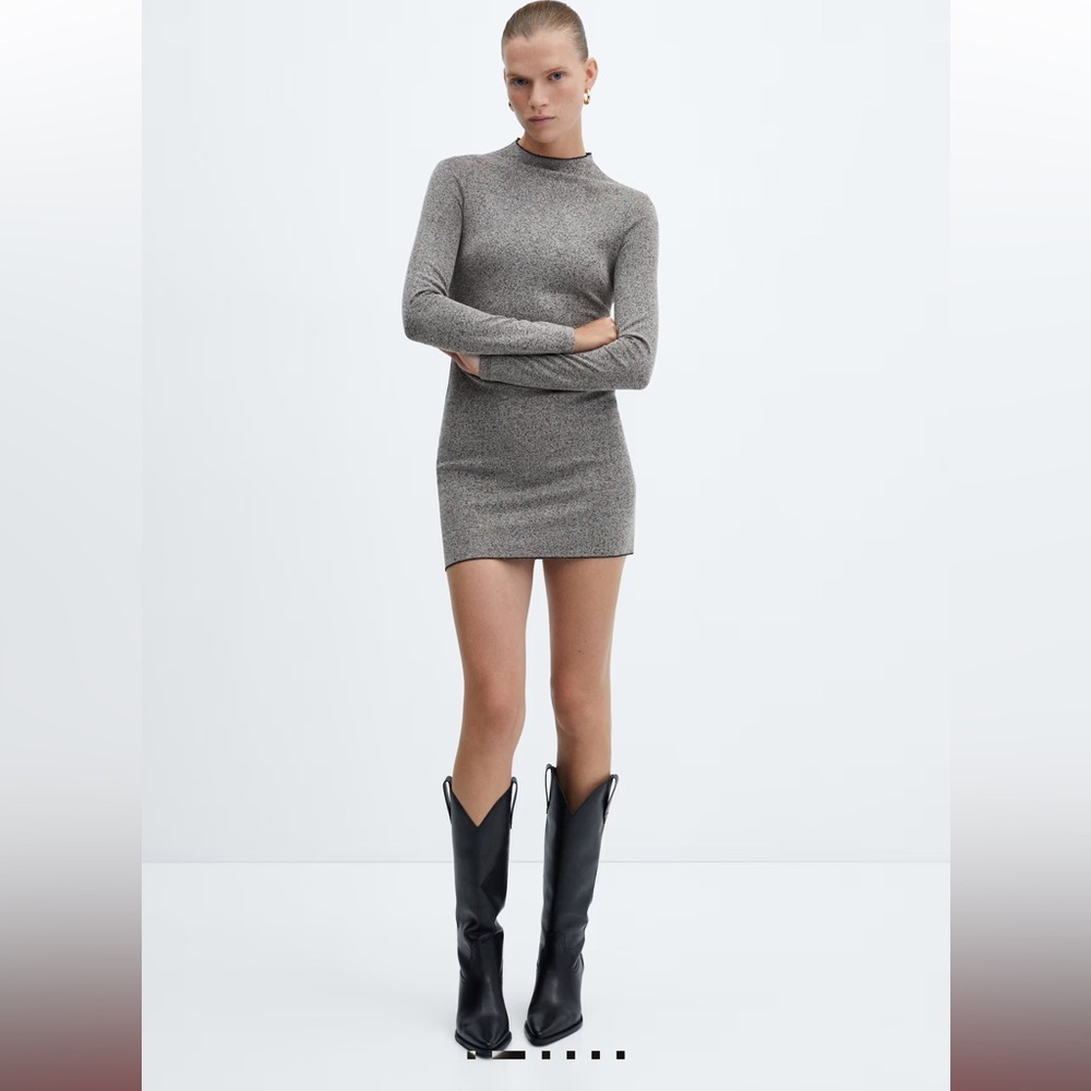 Zip Knitted dress